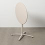 Ixia Mesa Auxiliar Plegable Taupe Acero 70 x 70 x 72 cm