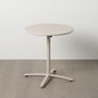 Ixia Mesa Auxiliar Plegable Taupe Acero 70 x 70 x 72 cm