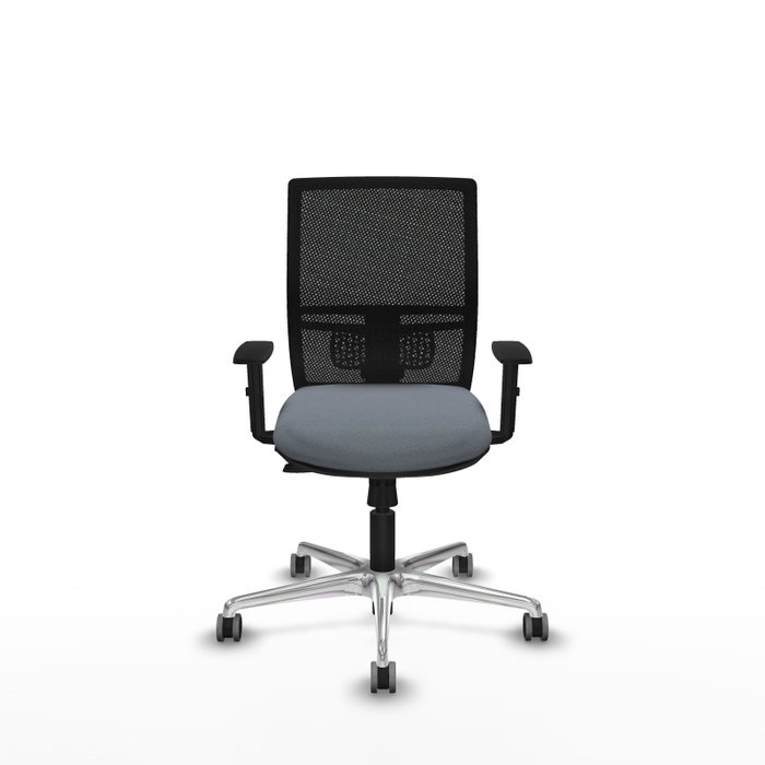 PIQUERAS Y CRESPO Silla de oficina Yunquera con mecanismo Sincro/Traslack, Gris y Negro PIQUERAS Y CRESPO Silla de oficina Yunquera con mecanismo Sincro/Traslack, Gris y Negro