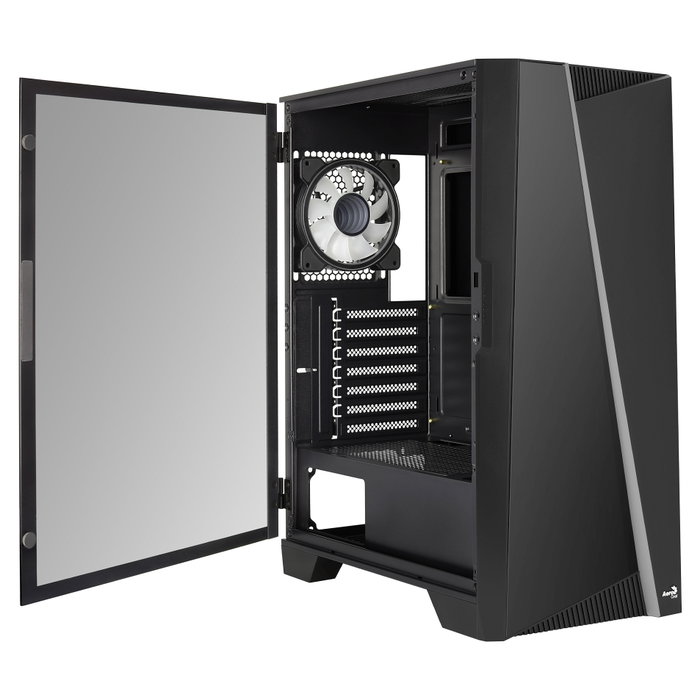Aerocool Mirage BK Midi Tower Negra con ARGB Aerocool Mirage BK Midi Tower Negra con ARGB