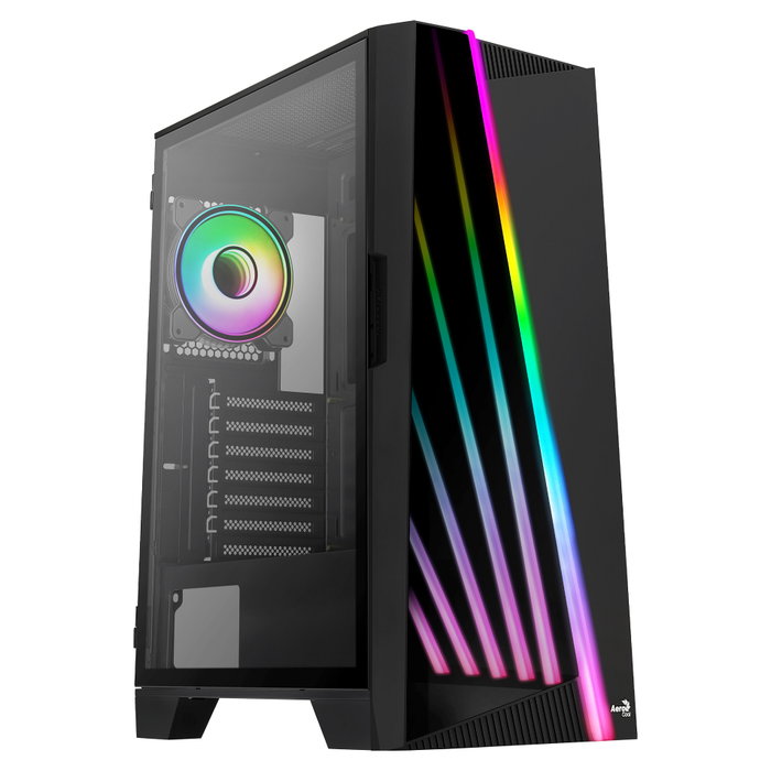 Aerocool Mirage BK Midi Tower Negra con ARGB Aerocool Mirage BK Midi Tower Negra con ARGB