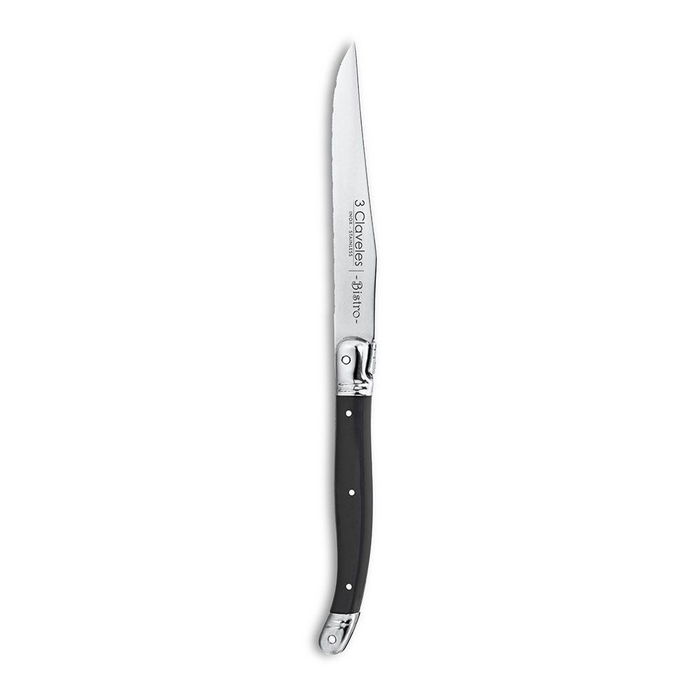 3 Claveles Cuchillos Chuleteros Bistro 11,5 cm 4 Unidades Acero Inox Apto Lavavajillas