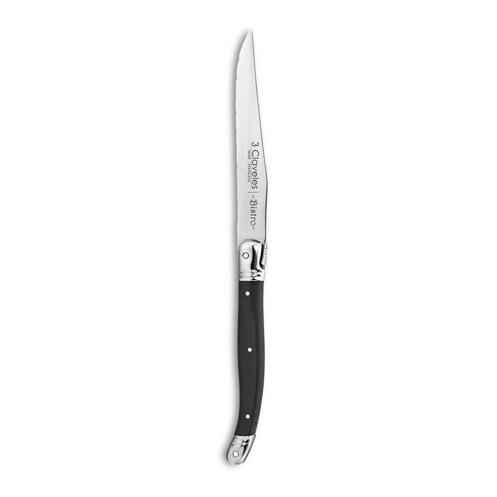 3 Claveles Cuchillos chuleteros Bistro 11,5 cm, 4 unidades