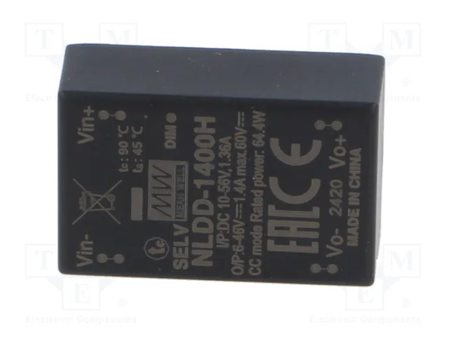 MEAN WELL NLDD-1400H Convertidor DC/DC