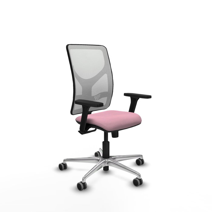 PIQUERAS Y CRESPO Silla de oficina Motilla Rosa con mecanismo Sincro PIQUERAS Y CRESPO Silla de oficina Motilla Rosa con mecanismo Sincro