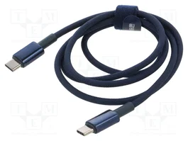 Baseus Tungsten Gold USB-C a USB-C 100W 1m azul