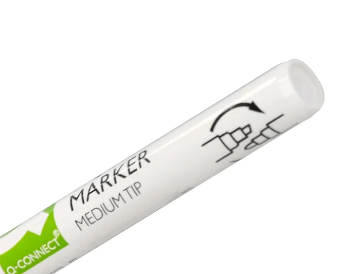 Q-connect Rotulador de tiza líquida punta redonda trazo 3 mm, caja de 8 unidades, colores surtidos