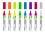Q-connect Rotulador de tiza líquida punta redonda trazo 3 mm, caja de 8 unidades, colores surtidos