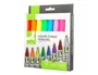 Q-connect Rotulador de tiza líquida punta redonda trazo 3 mm, caja de 8 unidades, colores surtidos