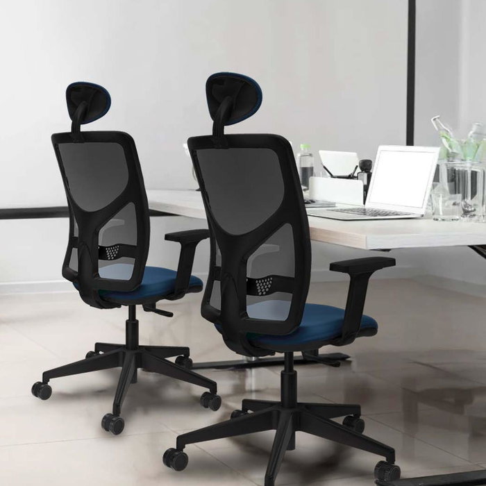 PIQUERAS Y CRESPO Silla de oficina Motilla con mecanismo Sincro, Turquesa y Gris PIQUERAS Y CRESPO Silla de oficina Motilla con mecanismo Sincro, Turquesa y Gris
