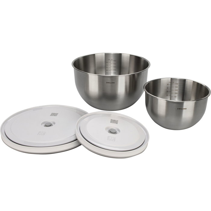 Zwilling Fresh&Save Bowl Vakuum Starter-Set 9 piezas Edelstahl