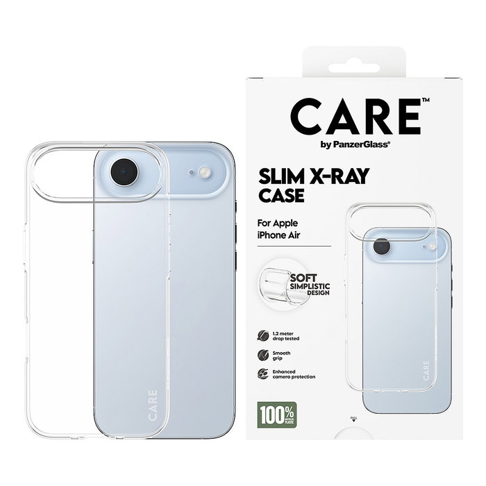PanzerGlass X-Ray Case para iPhone Air, Transparente