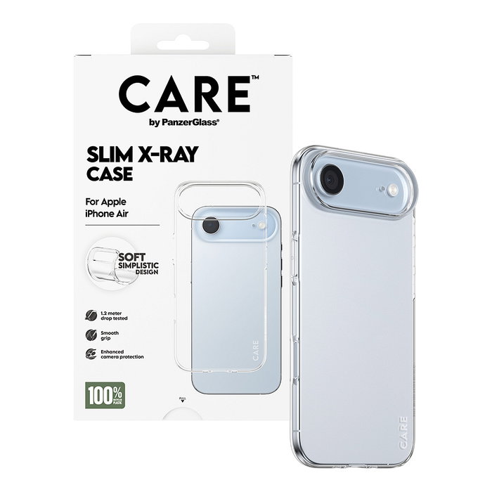 PanzerGlass X-Ray Case para iPhone Air, Transparente