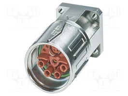 PHOENIX CONTACT Conector M23 Industrial de 15 Pines, Recto, IP67