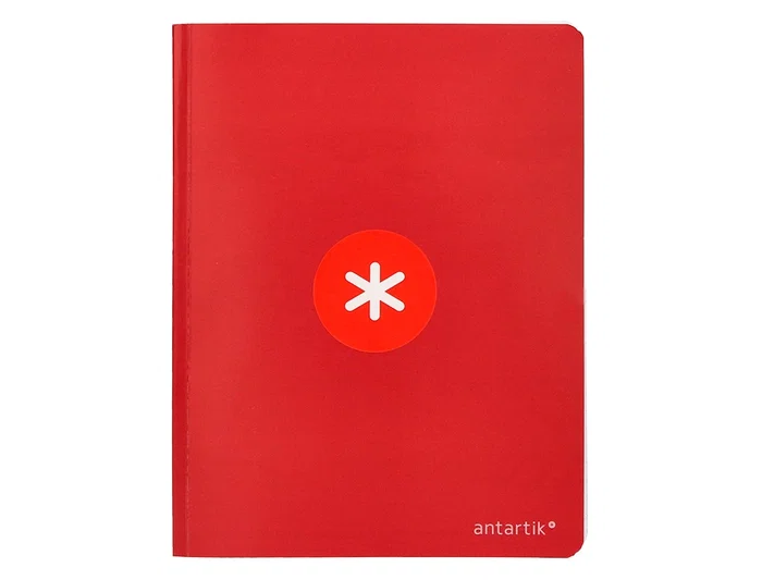 Antartik Libreta a5+ Plus Cosida 48 Hojas 90gr Cuadro 5mm con Margen 6 Colores Surtidos