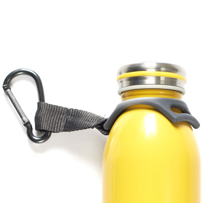 Jet Lag Mosquetón Porta Botella Adaptable y Ligero para Mochila o Cinturón Colores Surtidos