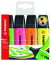Stabilo STABILO BOSS Original Estuche de 4 Marcadores Fluorescentes Surtidos