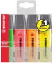 Stabilo STABILO BOSS Original Estuche de 4 Marcadores Fluorescentes Surtidos