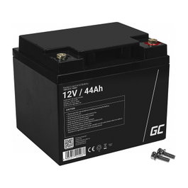 Green Cell USV-Akku AGM23 12V 44Ah Batería Sellada Plomo-Ácido VRLA Negro
