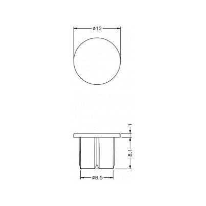 DeLOCK 60164 - 10 Protectores de Enchufe Tipo F Transparentes, contra Polvo, 8.5 mm, Polietileno