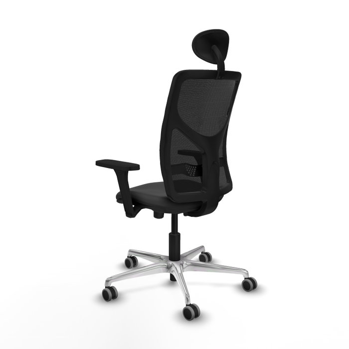 PIQUERAS Y CRESPO Silla de oficina Motilla Gris oscuro con malla Negro PIQUERAS Y CRESPO Silla de oficina Motilla Gris oscuro con malla Negro