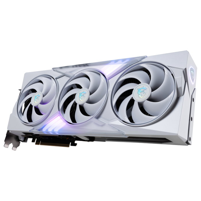 MSI GeForce RTX 5080 16GB GDDR7 256-bit GAMING TRIO OC WHITE Tarjeta Gráfica con 3 Ventiladores, PCIe 5.0 x16, 10752 Núcleos CUDA, Overclock