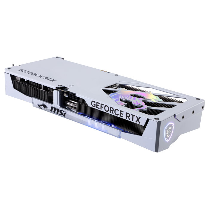 MSI GeForce RTX 5080 16GB GDDR7 256-bit GAMING TRIO OC WHITE Tarjeta Gráfica con 3 Ventiladores, PCIe 5.0 x16, 10752 Núcleos CUDA, Overclock