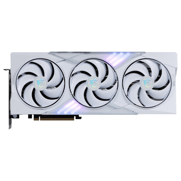 MSI GeForce RTX 5080 16GB GDDR7 256-bit GAMING TRIO OC WHITE Tarjeta Gráfica con 3 Ventiladores, PCIe 5.0 x16, 10752 Núcleos CUDA, Overclock