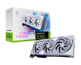 MSI Tarjeta Gráfica GAMING GEFORCE RTX 5080 16G TRIO OC WHITE NVIDIA 16 GB GDDR7 912-V531-049