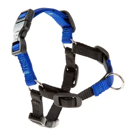Ferplast Arnés Coach P S M Azul para Perros Pequeños Talla S M con Ajuste Pecho 33-41 cm Ancho 10 mm