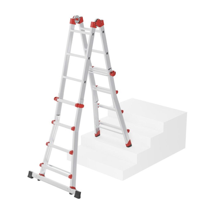 Hailo M80 Escalera de Peldaños 4x4