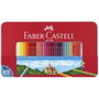 FABER-CASTELL Estuche Metálico de 60 Lápices de Colores Hexagonales