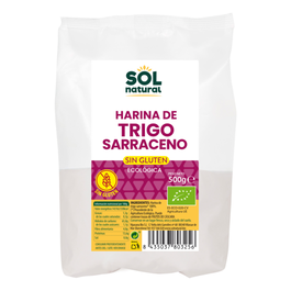 SOLNATURAL Harina de Trigo Sarraceno BIO SG 500g