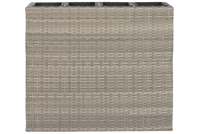 DKD Home Decor Macetero Jardinera Natural Ratan Sintetico PP 95 x 26 x 80 cm