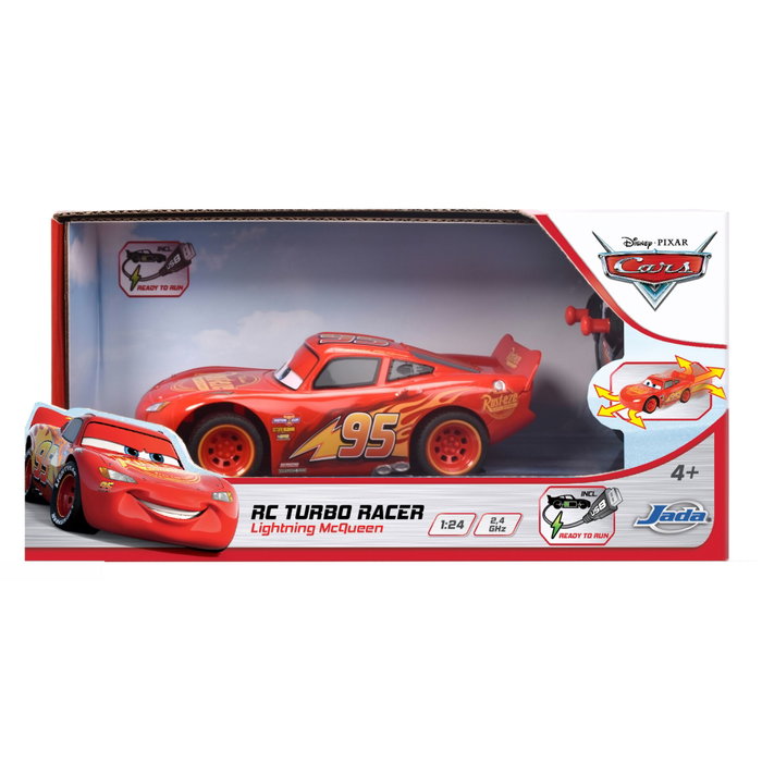 Dickie Coche de radiocontrol Rayo McQueen Cars 3 Turbo Racer 1:24 Dickie Coche de radiocontrol Rayo McQueen Cars 3 Turbo Racer 1:24