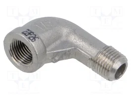 GEBO Conector Codo de 90° Macho-Hembra G 1/8 pulgadas
