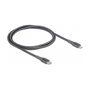 DeLOCK Cable de datos y carga USB Type-C a Lightning de 1 m, Gris, MFi