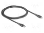 DeLOCK Cable de carga y datos USB Type-C a Lightning 1 m Gris MFi
