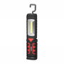 ORNO Linterna LED Recargable, 3W COB + 1W, Bateria 2800mAh, Con Gancho y Funcion Powerbank