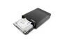 NOX Lite 3.5 NXLITEHDD35 Caja Externa para Disco Duro/SSD 3.5" SATA USB 3.0 Negra con Adaptador de Corriente Plug & Play