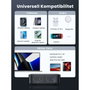Ugreen Nexode Cargador de Escritorio 100W con 3 USB-C y 1 USB-A, Gris