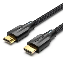 Vention AAUBH Cable HDMI Ultra High Speed 2.1, Macho-Macho, 2 m, Negro, 8K 120Hz 48Gbit/s HDR eARC