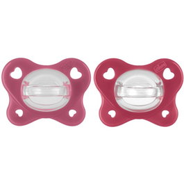 CHICCO Chupete Physio Dual Soft Rosa 16-36m (2 unidades)