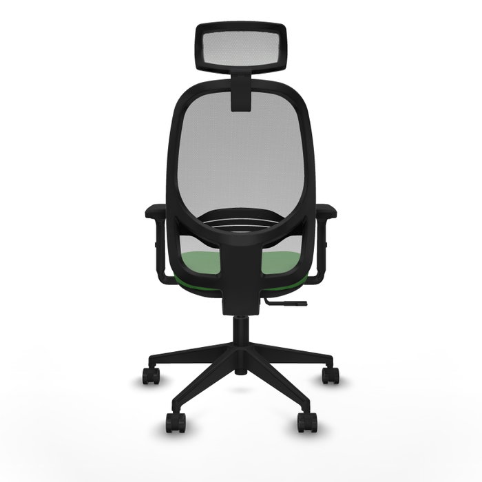 PIQUERAS Y CRESPO Silla de oficina Cilanco con mecanismo Sincro, Tela Verde y Malla Gris PIQUERAS Y CRESPO Silla de oficina Cilanco con mecanismo Sincro, Tela Verde y Malla Gris