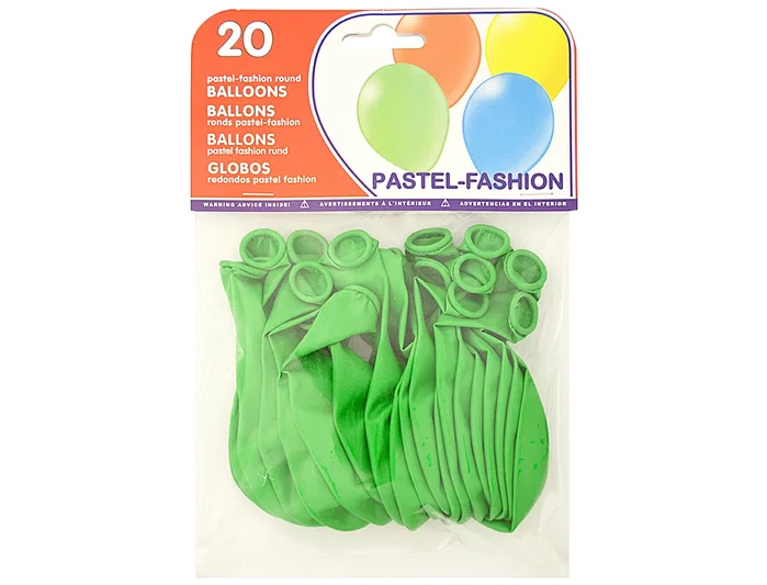 Globo Vivalloons Fashion Pastel Verde Pistacho Bolsa De 20