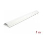 DeLOCK Conducto de cables autoadhesivo 70 x 20 mm - 1 m blanco