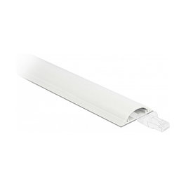 DeLOCK Conducto de cables autoadhesivo 70 x 20 mm - 1 m blanco