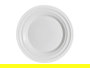 Vivalto Plato Llano Ondas Opal Blanco 27 cm (Set de 24)