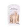 Pinzas Pincello Marrón Madera Grande (24 Unidades)