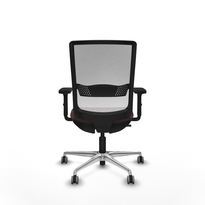 PIQUERAS Y CRESPO Silla de oficina Haches con mecanismo Sincro/Traslack Marrón y Blanco PIQUERAS Y CRESPO Silla de oficina Haches con mecanismo Sincro/Traslack Marrón y Blanco